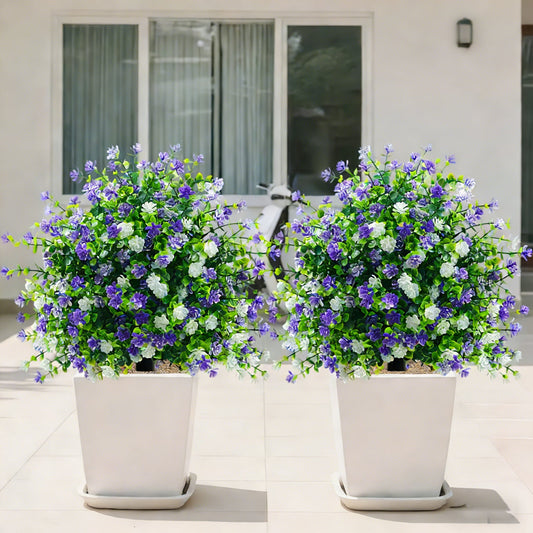 🌱🌱🌱artificial potted trees with ground stake