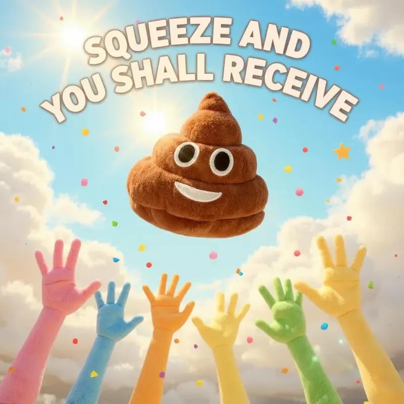 Funny  Poop Plush Toy – Makes Fart Sounds!