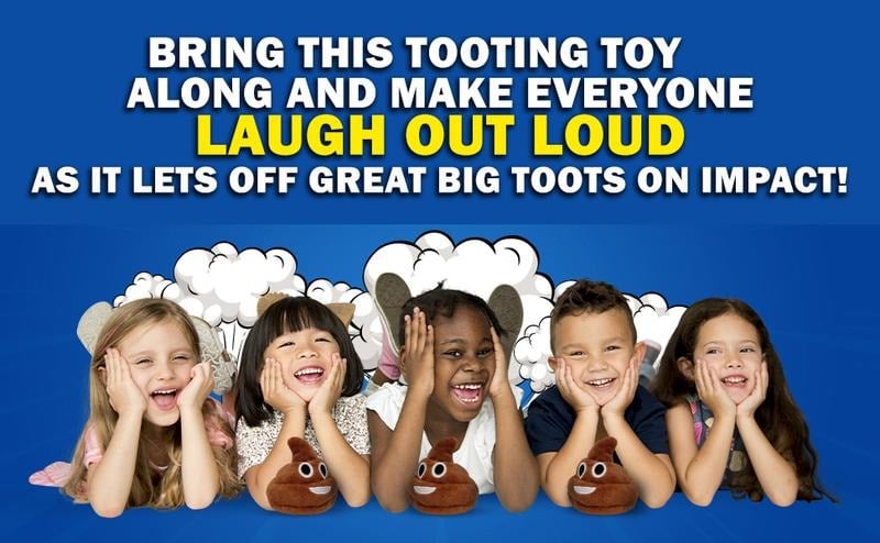 Funny  Poop Plush Toy – Makes Fart Sounds!