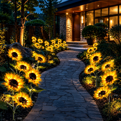 🌻 🌞Solar LED Sunflower Garden Lights-29.6inch/74cm