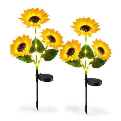 🌻 🌞Solar LED Sunflower Garden Lights-29.6inch/74cm