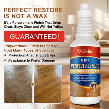 ✨🧴 WideLite Perfect Floor Restore High Solid Content Floor Polish
