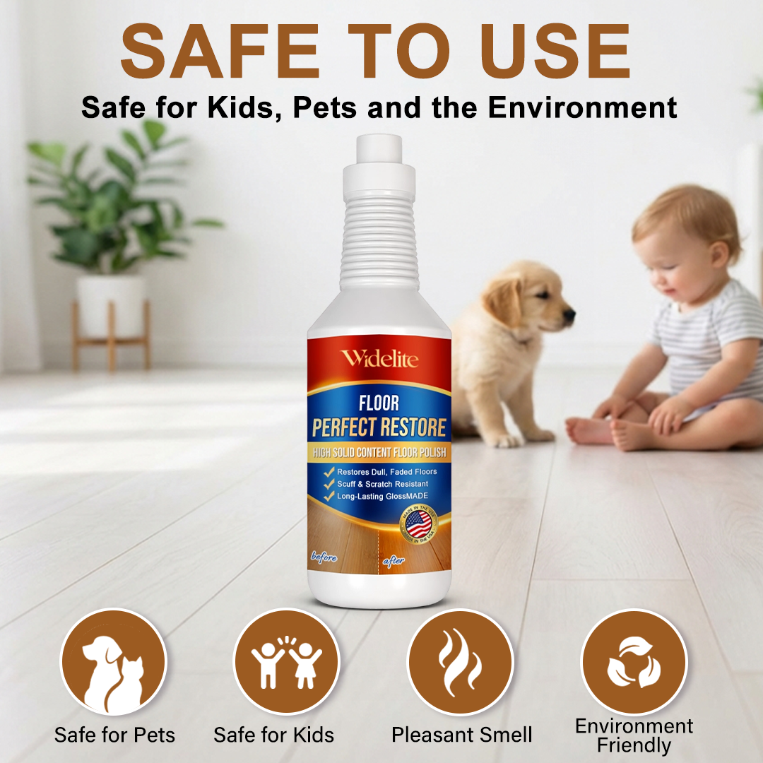 ✨🧴 WideLite Perfect Floor Restore High Solid Content Floor Polish