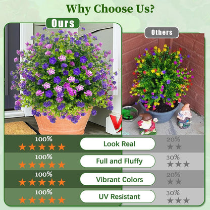 🌱🌱🌱artificial potted trees with ground stake