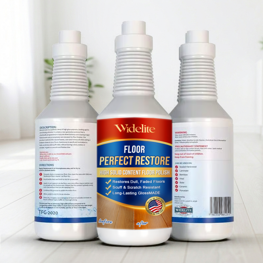 ✨🧴 WideLite Perfect Floor Restore High Solid Content Floor Polish