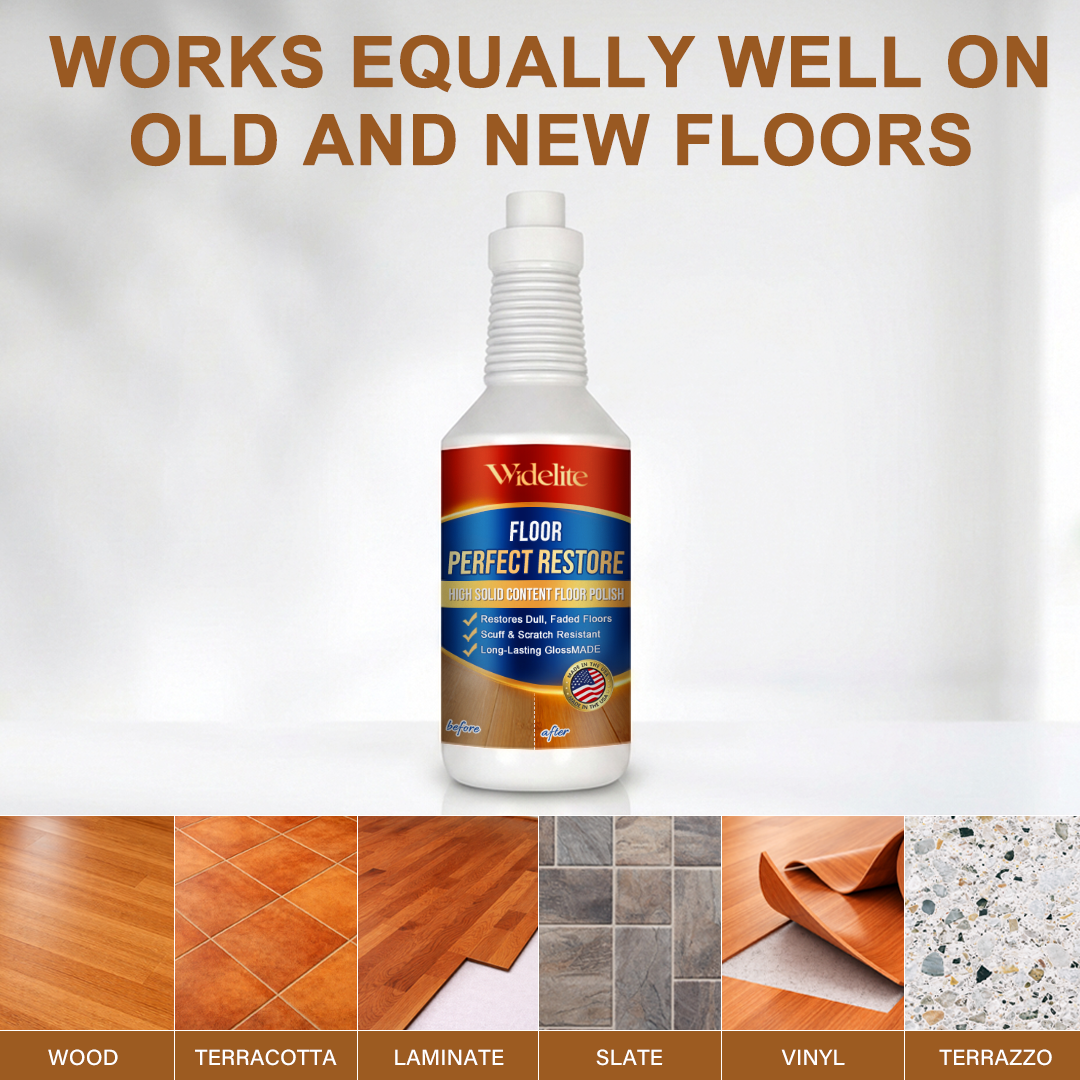 ✨🧴 WideLite Perfect Floor Restore High Solid Content Floor Polish