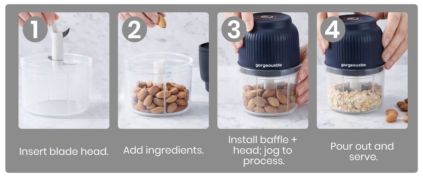Widelite Compact Smart Electric Food Grinder