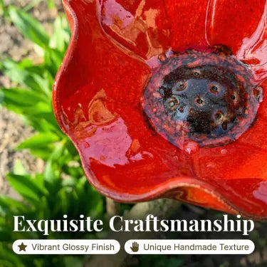 🎁Handmade Metal Flower Garden Stake🐦