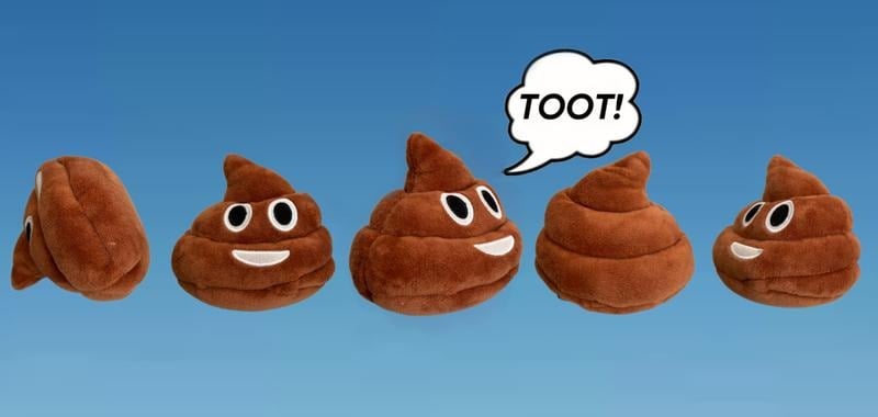 Funny  Poop Plush Toy – Makes Fart Sounds!